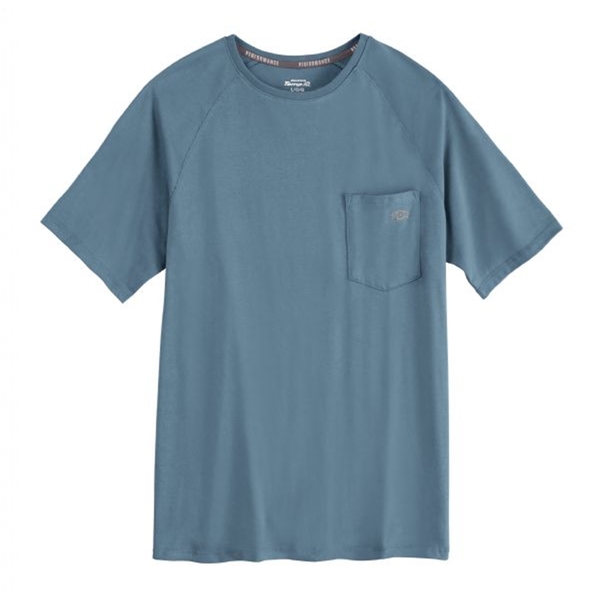 Workwear Outfitters Perform Cooling Tee Dusty Blue, Small S600DL-RG-S